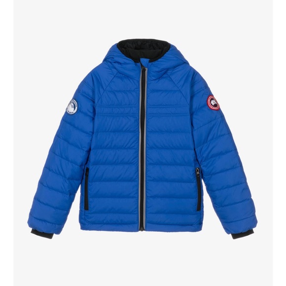 Boys Blue Down Padded Sherwood Puffer Jacket - Picture 1 of 14